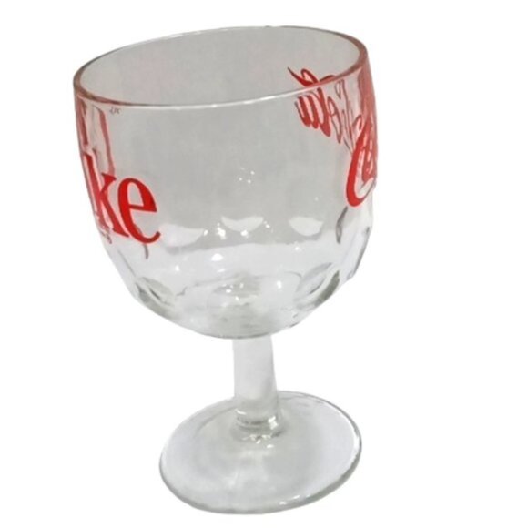 Vintage Coca-Cola Advertising Stemmed Goblet "Enjoy Coke" 12 fl. oz. - Picture 3 of 6